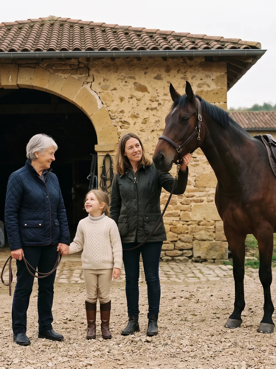 L'équipe, Club équestre de la Ferm'Eden, centre équestre à Lamastre
